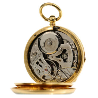 Swiss very fine lady's decorative gold enamel watch Circa 1820 Swiss very fine lady's decorative gold enamel watch Circa 1820