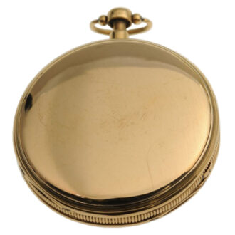 Swiss gold quarter repeating musical cylinder watch Circa 1810