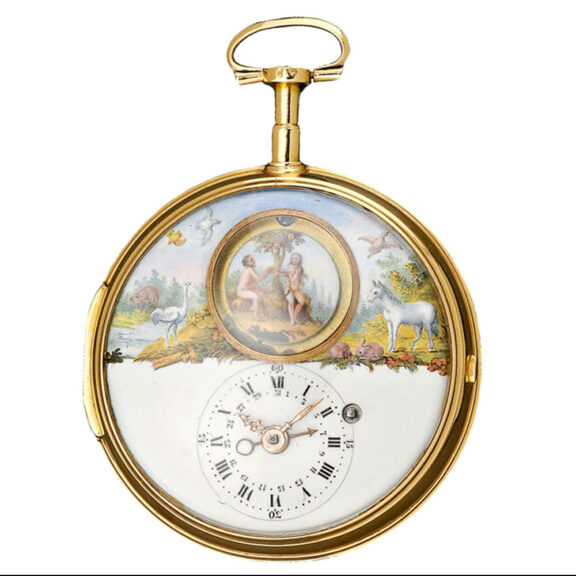 French watch "Adam and Eve in the Garden of Eden" Circa1800