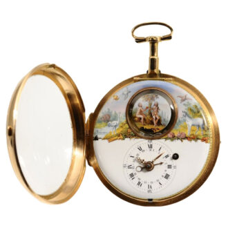 A rare watch "Adam and Eve in the Garden of Eden" circa1800