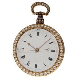A Swiss important gold watch "A heart plays false"Circa 1820 A Swiss important gold watch "A heart plays false"Circa 1820