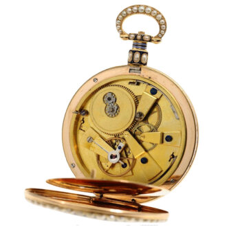 A Swiss important gold watch "A heart plays false"Circa 1820 A Swiss important gold watch "A heart plays false"Circa 1820