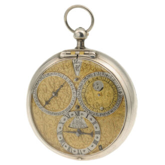 A Dutch verge pocket watch of museum quality Circa 1670