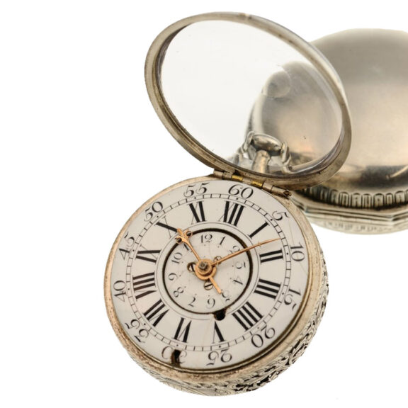 A fine Swiss silver verge pocket watch Circa 1720 A fine Swiss silver verge pocket watch Circa 1720