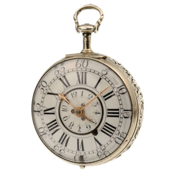 A fine Swiss silver verge pocket watch Circa 1720 A fine Swiss silver verge pocket watch Circa 1720