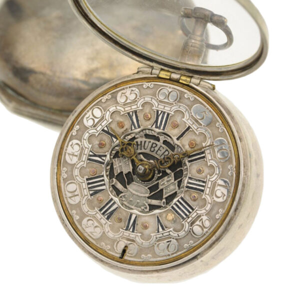 A rare silver Dutch pair-cased verge pocket watch Circa 1730 A rare silver Dutch pair-cased verge pocket watch Circa 1730