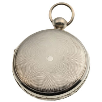 A silver French pocket watch chronometer Circa 1820