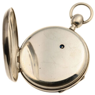 A silver Swiss rare skeletonized quarter repeating watch Circa 1815 A silver Swiss rare skeletonized quarter repeating watch Circa 1815