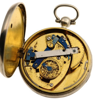 Swiss rare pocket watch with early automatic winding Circa 1815