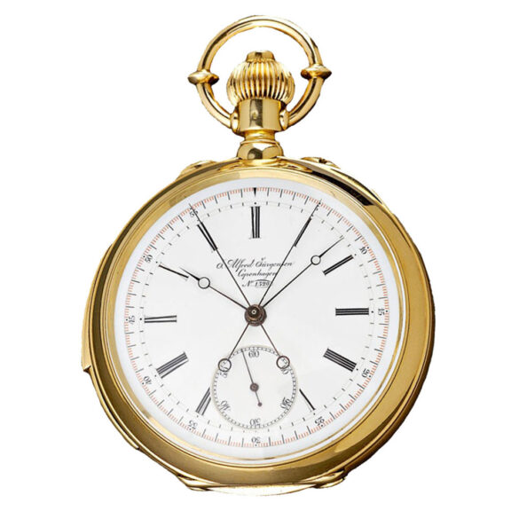 A Danish rare minute repeating gentleman's watch Circa 1877