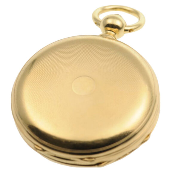 Swiss gold lever watch with one minute tourbillon Circa 1860 Swiss gold lever watch with one minute tourbillon Circa 1860