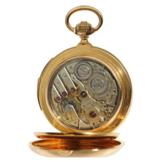 A Swiss astronomical hunting case pocket watch Circa 1890