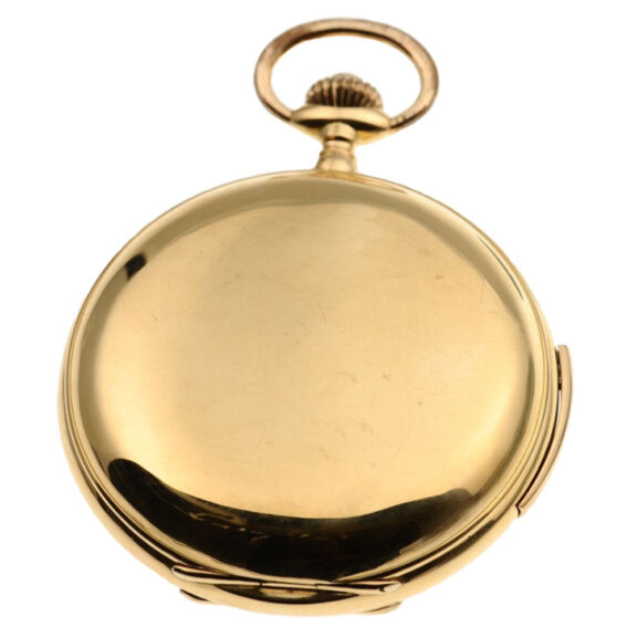 A Swiss erotic repeating hunting case pocket watch Circa 1890 A Swiss erotic repeating hunting case pocket watch Circa 1890