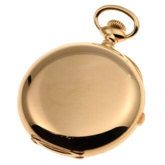 A Swiss hunting case pocket watch with chronograph Circa 1885
