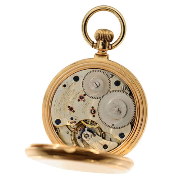 German 18k rose gold hunting cased pocket watch Circa 1882 German 18k rose gold hunting cased pocket watch Circa 1882
