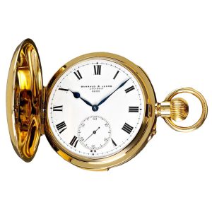 English minute repeating hunting case pocket watch Circa 1910