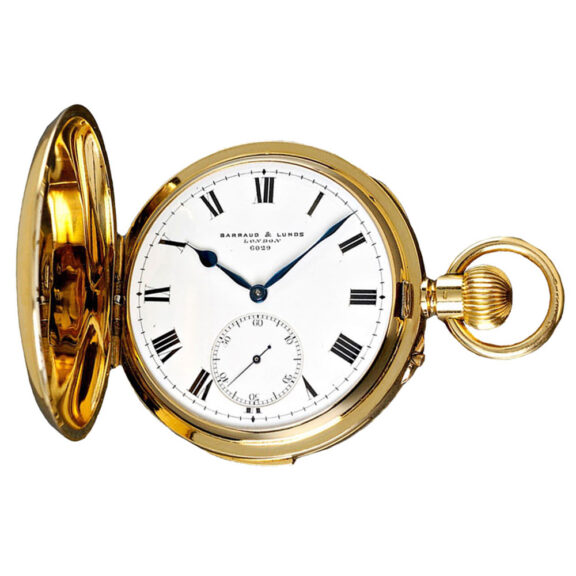 English minute repeating hunting case pocket watch Circa 1910