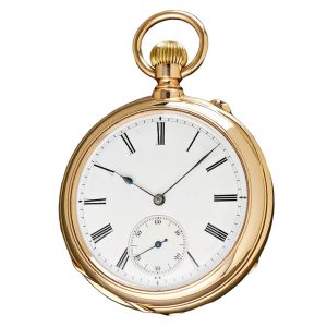 A German gold case pocket watch in quality 1A Circa 1880