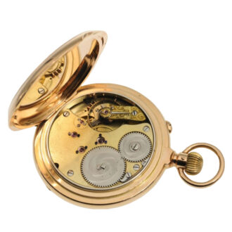 A German gold case pocket watch in quality 1A Circa 1880 A German gold case pocket watch in quality 1A Circa 1880
