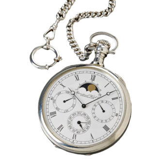 A silver Swiss watch limited edition in mint condition Circa 1980