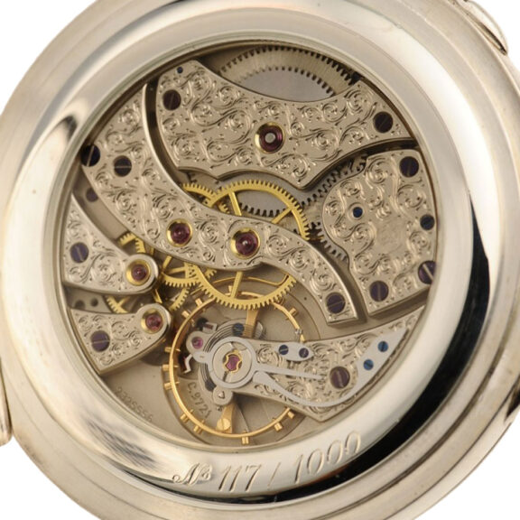 A silver Swiss watch limited edition in mint condition Circa 1980 A silver Swiss watch limited edition in mint condition Circa 1980