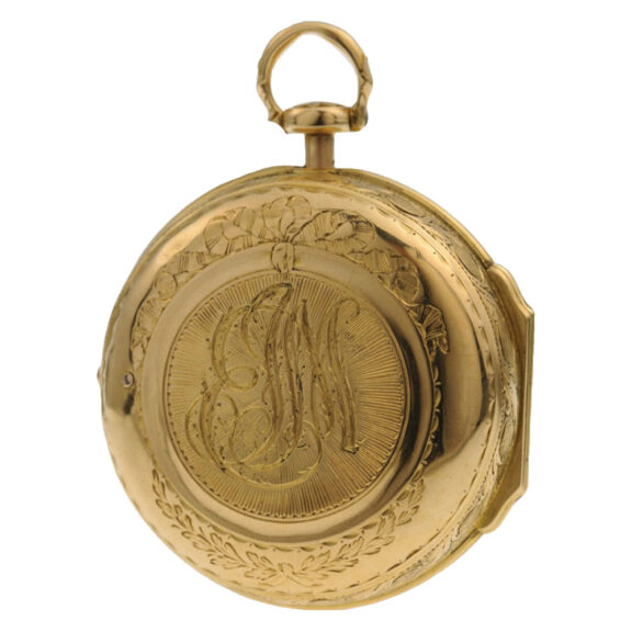 A French quarter repeating verge pocket watch Circa 1715 A French quarter repeating verge pocket watch Circa 1715