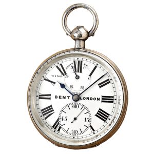 An English silver open face lever pocket watch Circa 1860
