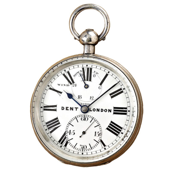 An English silver open face lever pocket watch Circa 1860 An English silver open face lever pocket watch Circa 1860