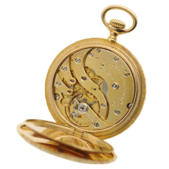 A Swiss miniature hunting case pocket watch Circa 1910
