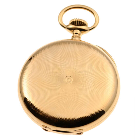 A Swiss keyless wind hunting case pocket watch Circa 1898 A Swiss keyless wind hunting case pocket watch Circa 1898