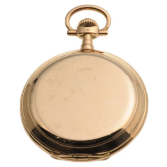 German 14k gold hunting cased pocket watch Circa 1900