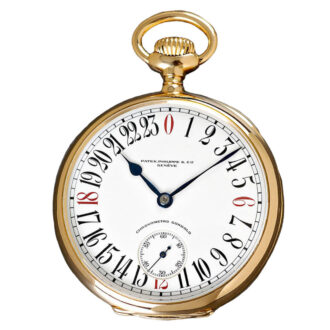 A rare gold Swiss watch "Chronometro Gondolo" Circa 1910