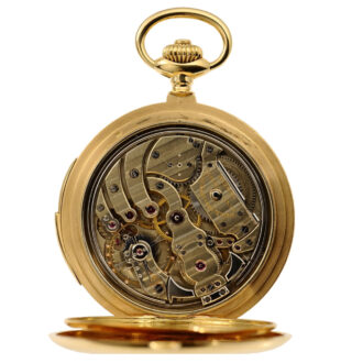 A Swiss hunting case watch with red 24h indicator Circa 1910 A Swiss hunting case watch with red 24h indicator Circa 1910