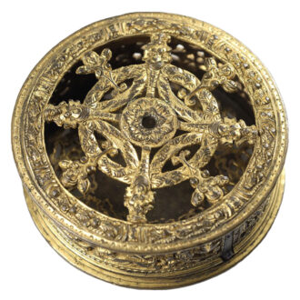 German pair of drum shaped Renaissance watch cases Circa 1580