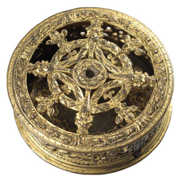 German pair of drum shaped Renaissance watch cases Circa 1580 German pair of drum shaped Renaissance watch cases Circa 1580