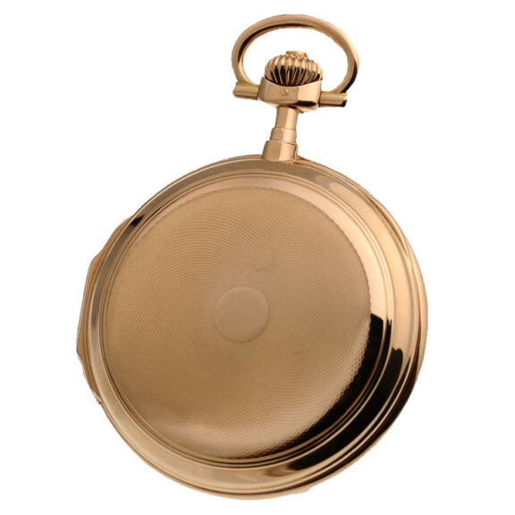 A 14K gold Glashütte hunting case pocket watch Circa 1900 A 14K gold Glashütte hunting case pocket watch Circa 1900