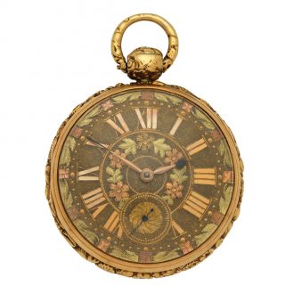 Very fine English 18 carat gold lever pocket watch Circa 1838