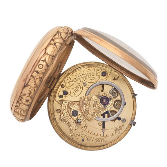 Very fine English 18 carat gold lever pocket watch Circa 1838 Very fine English 18 carat gold lever pocket watch Circa 1838