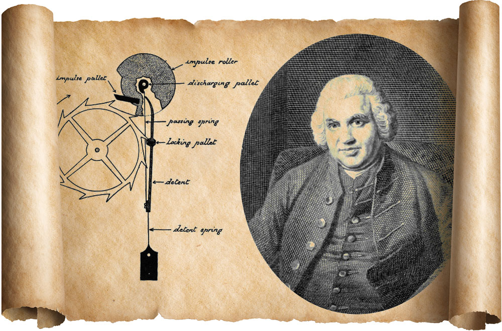The detent escapement invented by Thomas Mudge