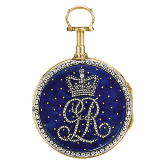 English gold, enamel and diamond-set repeating watch Circa 1768