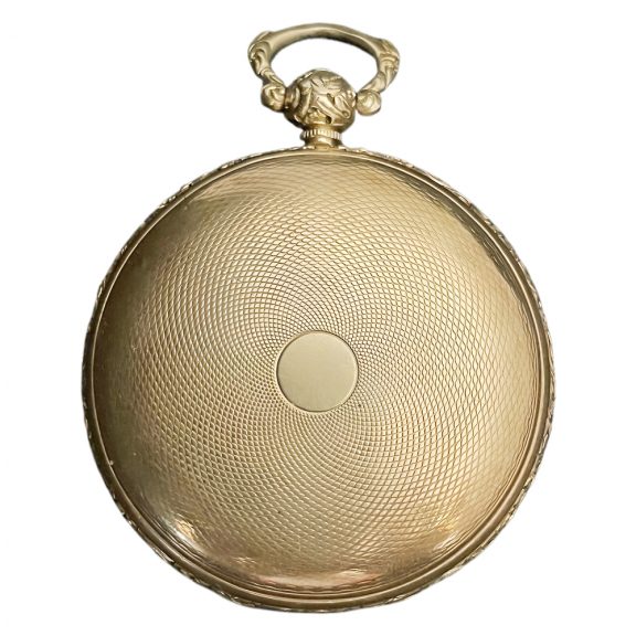 English 18K gold watch with chased decoration Circa 1815 English 18K gold watch with chased decoration Circa 1815