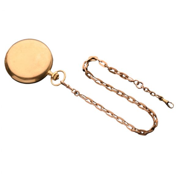 Swiss 18K yellow gold full hunter pocket watch Circa 1910 Swiss 18K yellow gold full hunter pocket watch Circa 1910