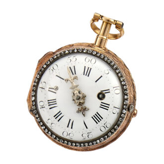 French three tone 18K gold repeating watch Circa 1780