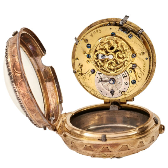 French three tone 18K gold repeating watch Circa 1780 French three tone 18K gold repeating watch Circa 1780