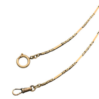French 18K gold open faced tuxedo pocket watch Circa 1925