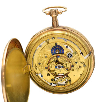 Swiss 18K gold quarter repeating pocket watch Circa 1820
