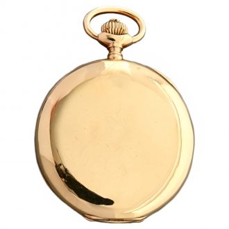 Swiss 18K yellow gold hunting cased pocket watch Circa 1900