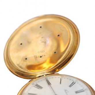 Russian 14K gold full hunter Imperial presentation watch Circa 1890