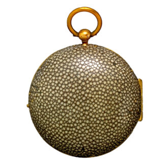 Gilt and shagreen Oignon pocket watch Circa 1710