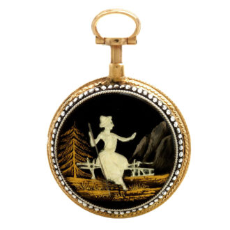 Gold ladies quarter repeater cylinder Circa 1790